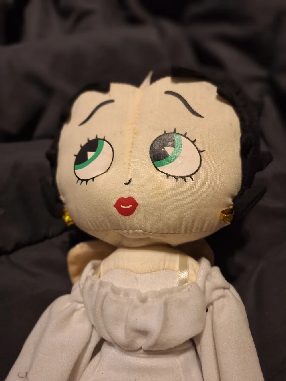 Betty Boop Plush Doll in White Dress - Picture 3 of 4